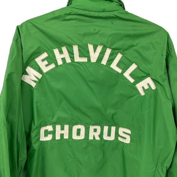 Pla-Jac by Dunbrooke Vtg Jacket Green Mehlville High School Sz Medium Chris USA - Picture 16 of 16